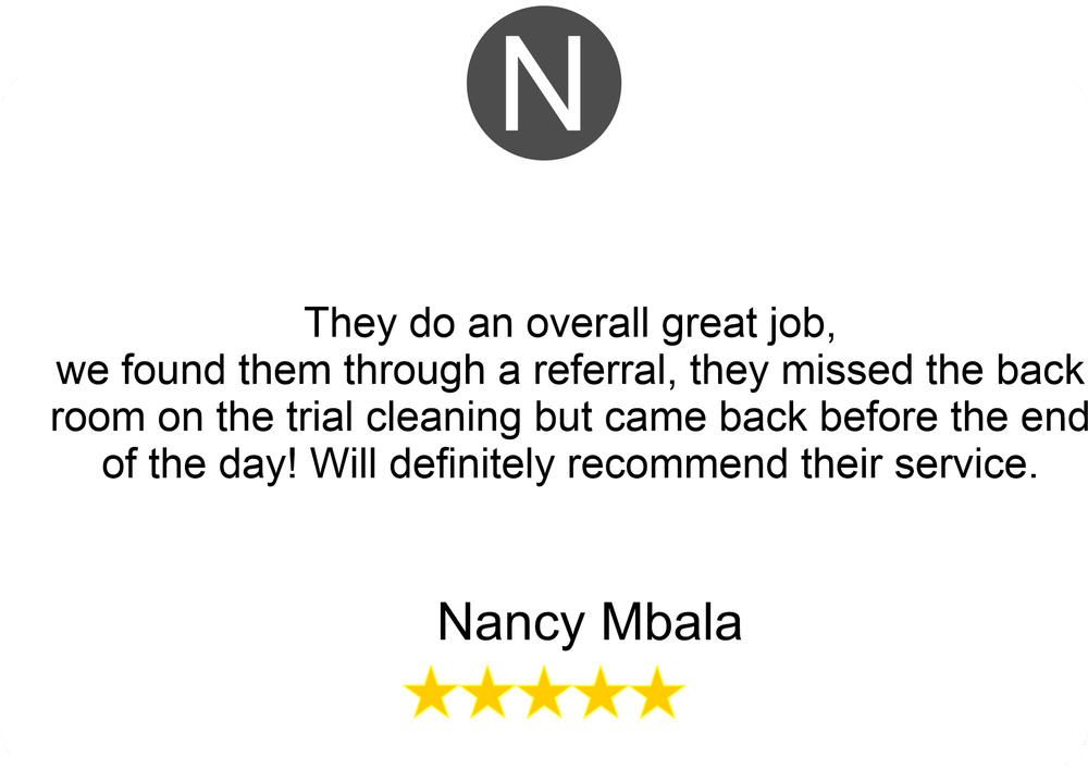 cleaning service review 7